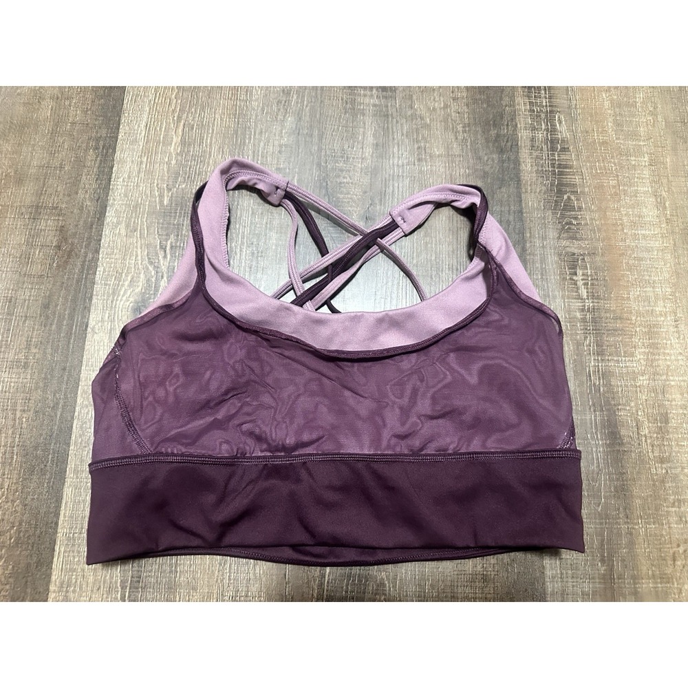 Victorias Secret Purple Sports Bra Large